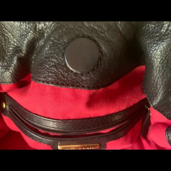 Isabella Fiore black leather embroidered large bag - Picture 9 of 13